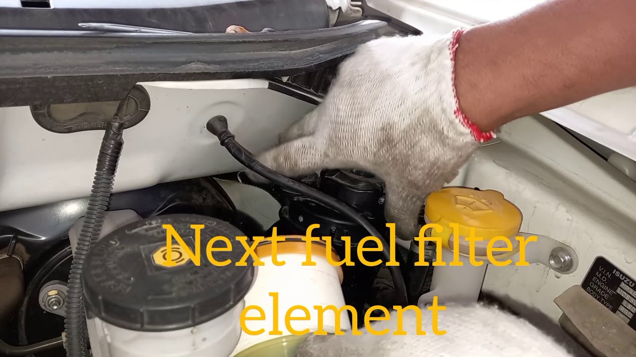 (Vlog#8)fuel filter replacement Isuzu D'max 2020model