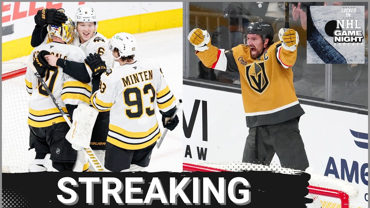 GAME NIGHT: HOT STREAKS for Vegas and Boston, Columbus 3-0 with new coach, 4 OT thrillers