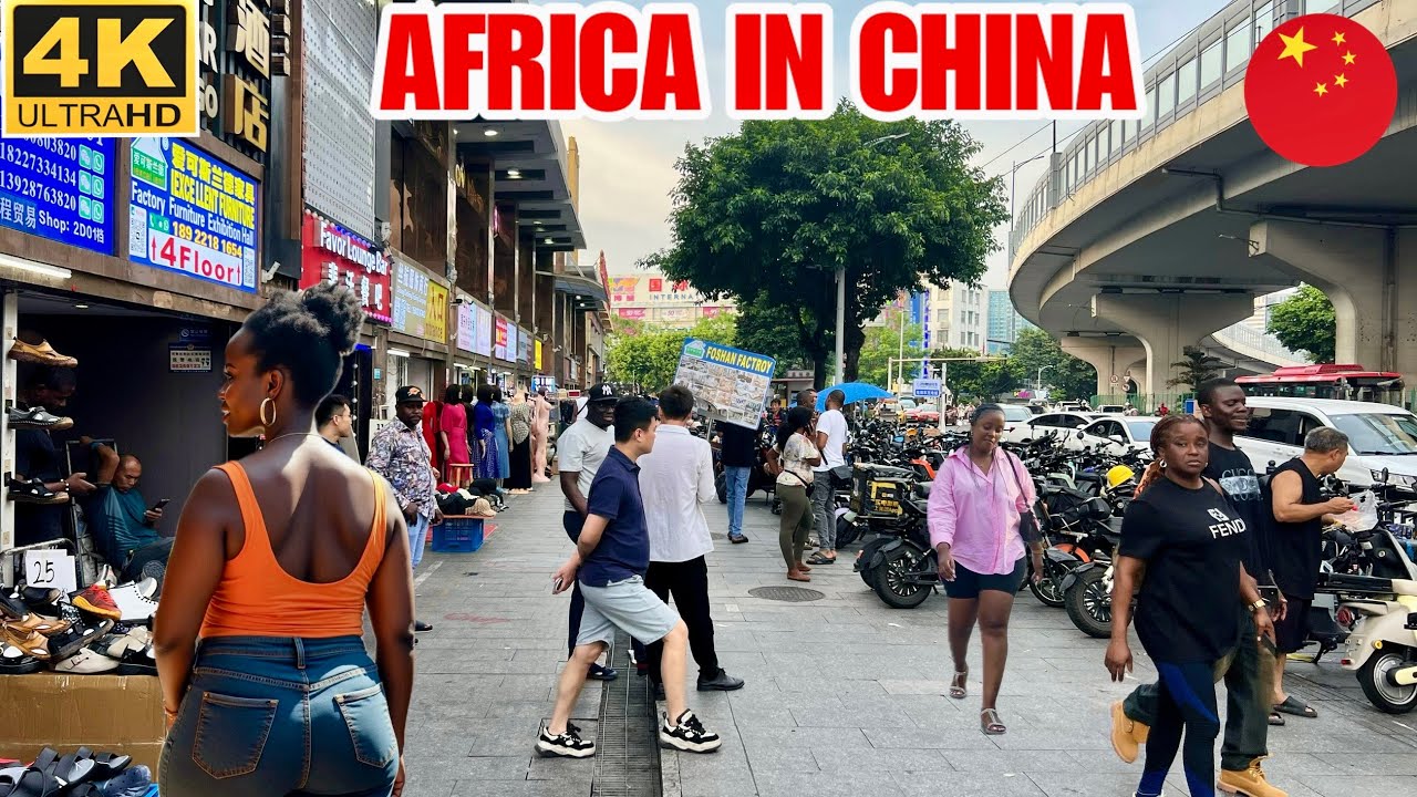 Africans in China | A side of China You Don't Usually See! | Guangzhou 4K Walk Tour 🇨🇳