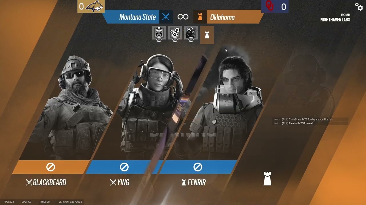 CR6 | MSU Siege Blue (Varsity) vs Oklahoma | BO3 | 3 min stream delay