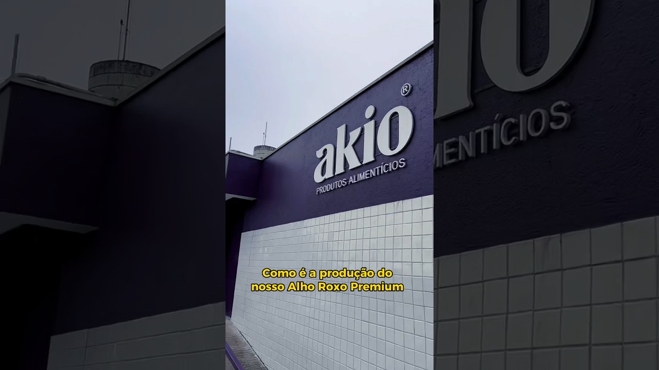 Conhe&ccedil;a a nossa seleta produ&ccedil;&atilde;o de alho roxo Premium  #AkioRoxo #industriaalimenticia #receitas
