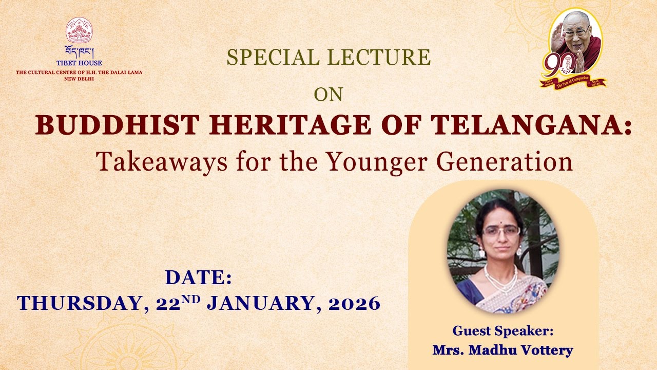Special Lecture On “Buddhist Heritage of Telangana: Takeaways for Younger Generation”