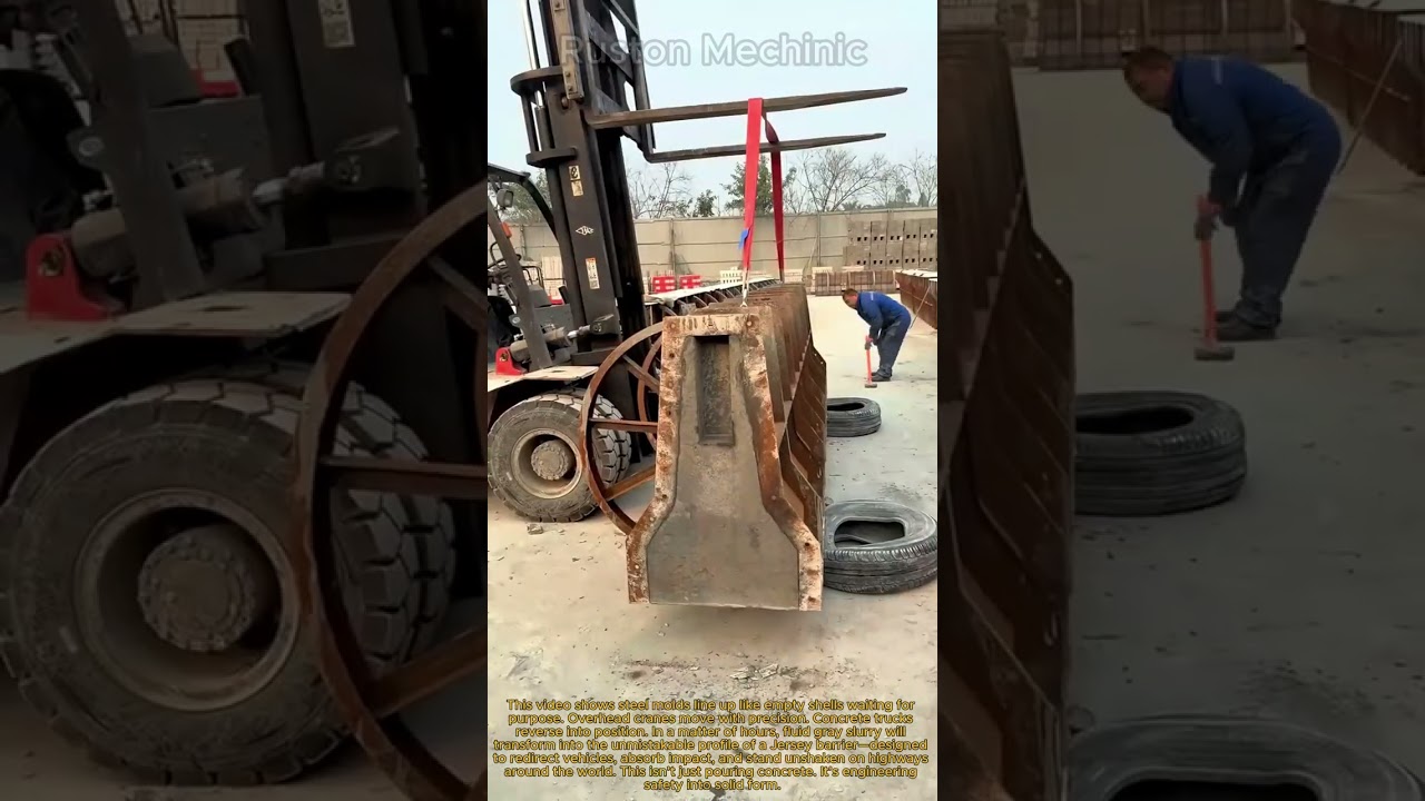 How Jersey Barriers Are Made: The Precast Concrete Casting Process
