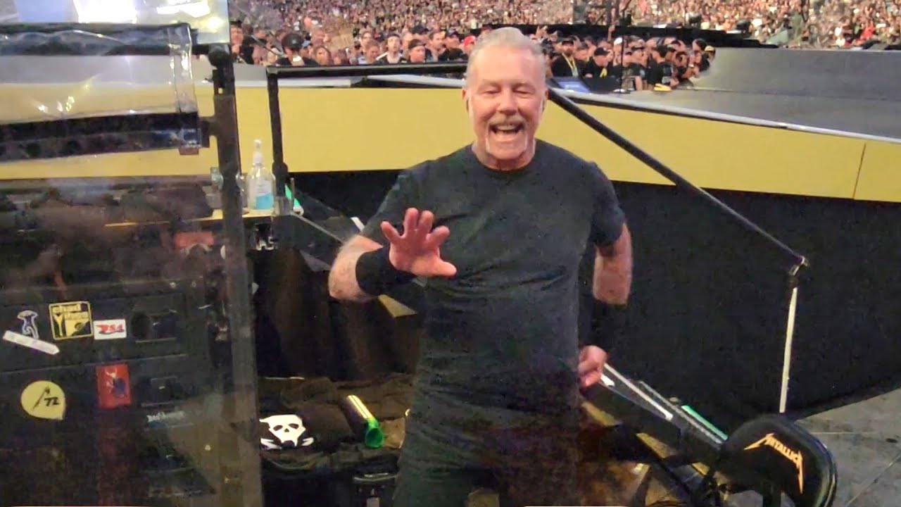 6/27/25 James Hetfield Making entrance Denver