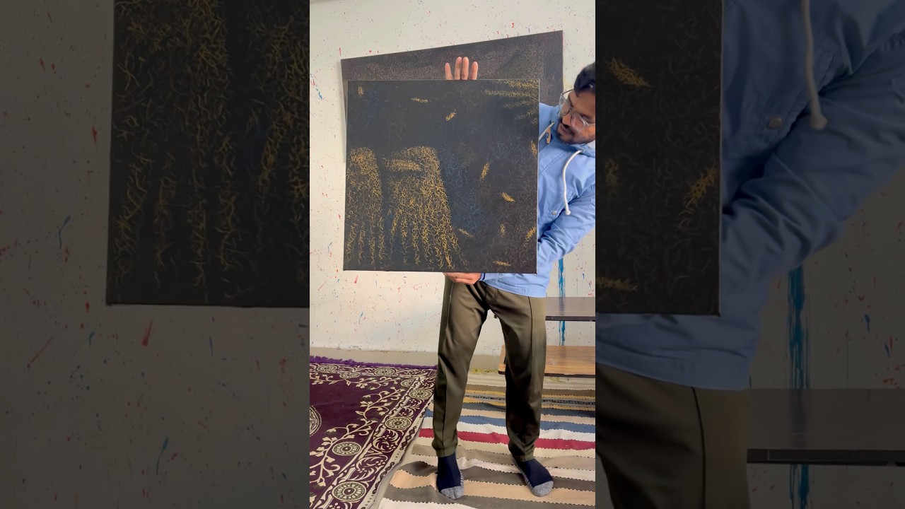 Contemporary Abstract Painting | Painting of Eagle’s Emotions | Art showing with Trend Music
