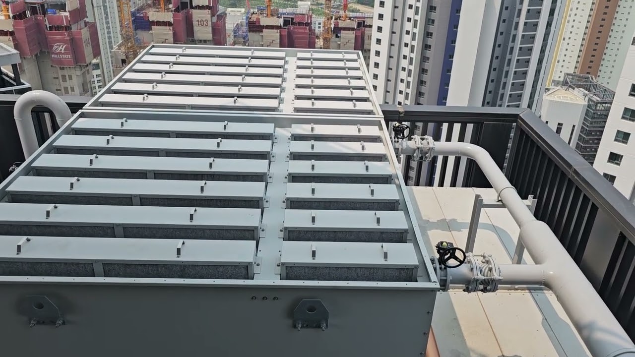 20250530 냉동기 운전 냉각탑 02