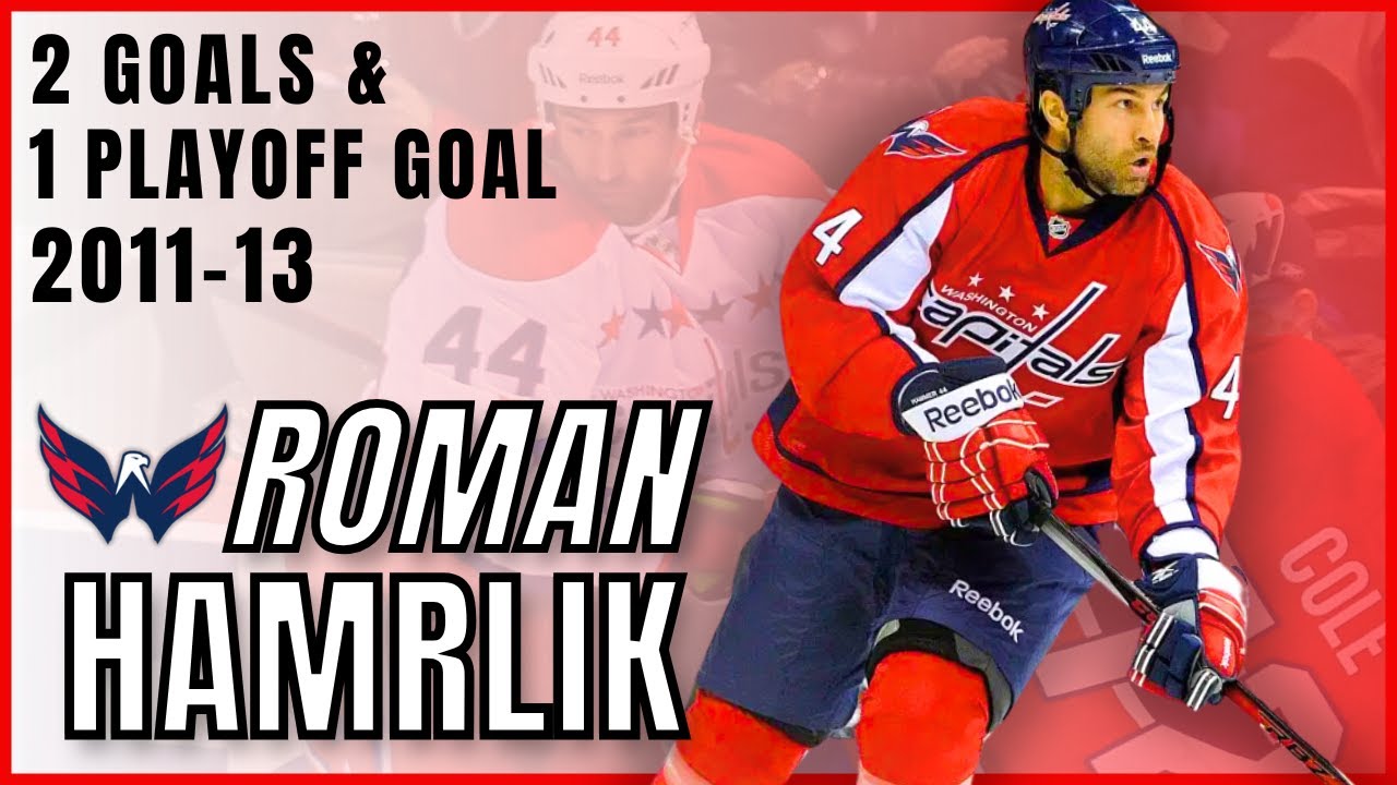 Roman Hamrlik ALL (2) Goals & (1) Playoff Goal as a Washington Capital 2011-13 | Capitals Highlights