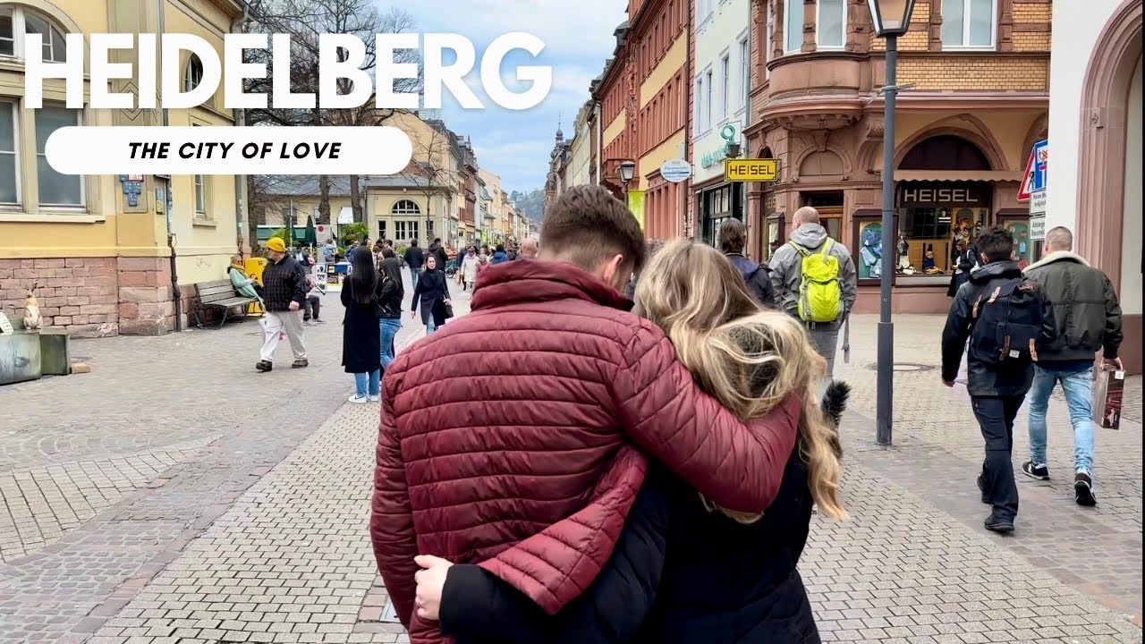 [4K] 🇩🇪 Heidelberg City Walk 2023 | The City of Romance 💕