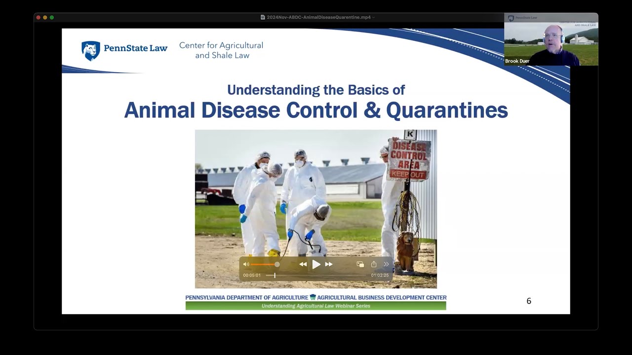 Understanding the Basics of Animal Disease Control & Quarantines
