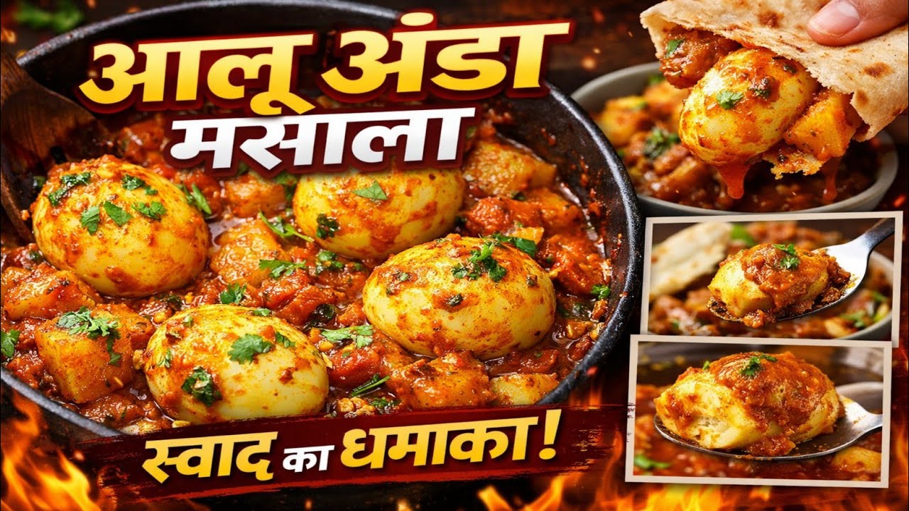  ऐसाआलू अंडा की खास रेसिपी 😋 दही डालकर बनाया स्वाद कि उंगलियां चाटते रह जाएंगे