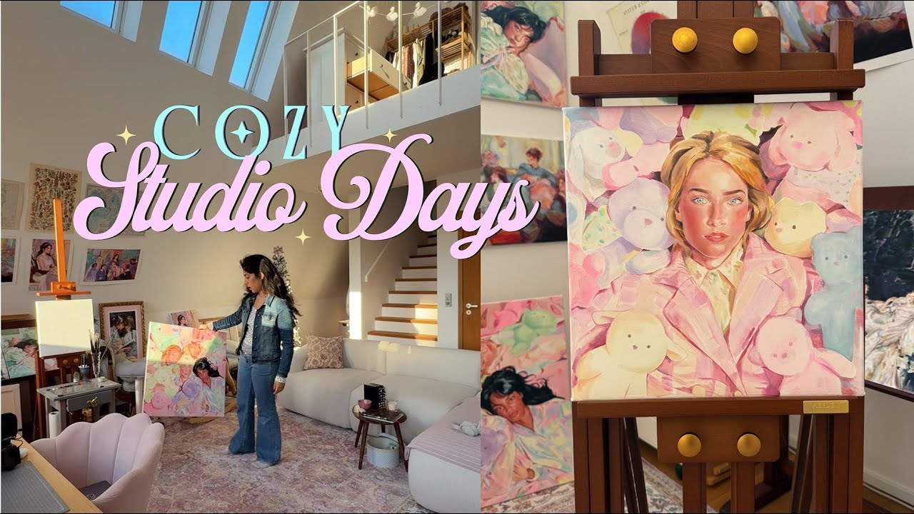 Outgrowing Old Patterns, Cutting My Hair & Routines That Keep Me Going 💫 Art Vlog