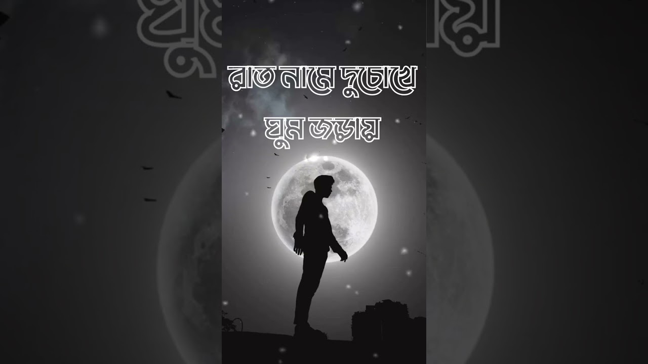 রাত নামে দুচোখে ঘুম জোড়ায় | Rat name du chokhe ghum jorai | Bengali Song | Emotional | Sad Song 