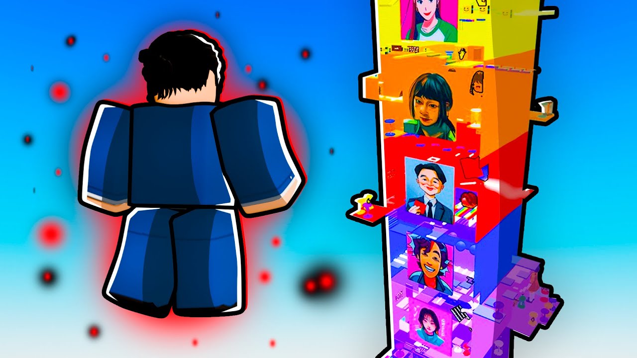 Defeating The Roblox SQUID GAME Tower...