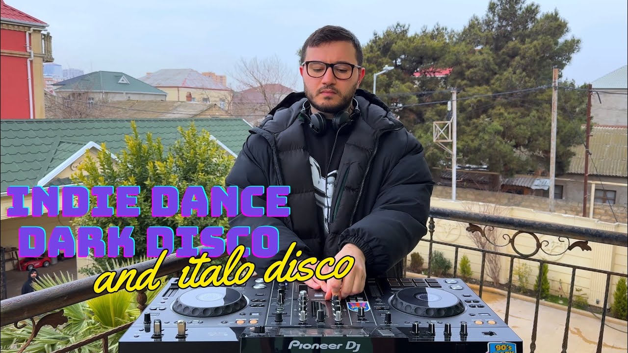 Groovy Disco DJ сет вживую с балкона | Indie Dance / Dark Disco & Italo Disco / EBM DJ Mix