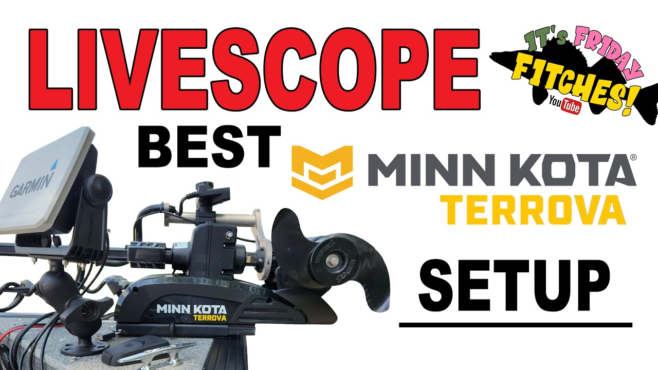 Garmin Livescope — ЛУЧШИЕ кронштейны и комплектация для троллингового мотора в Minn Kota Terrova