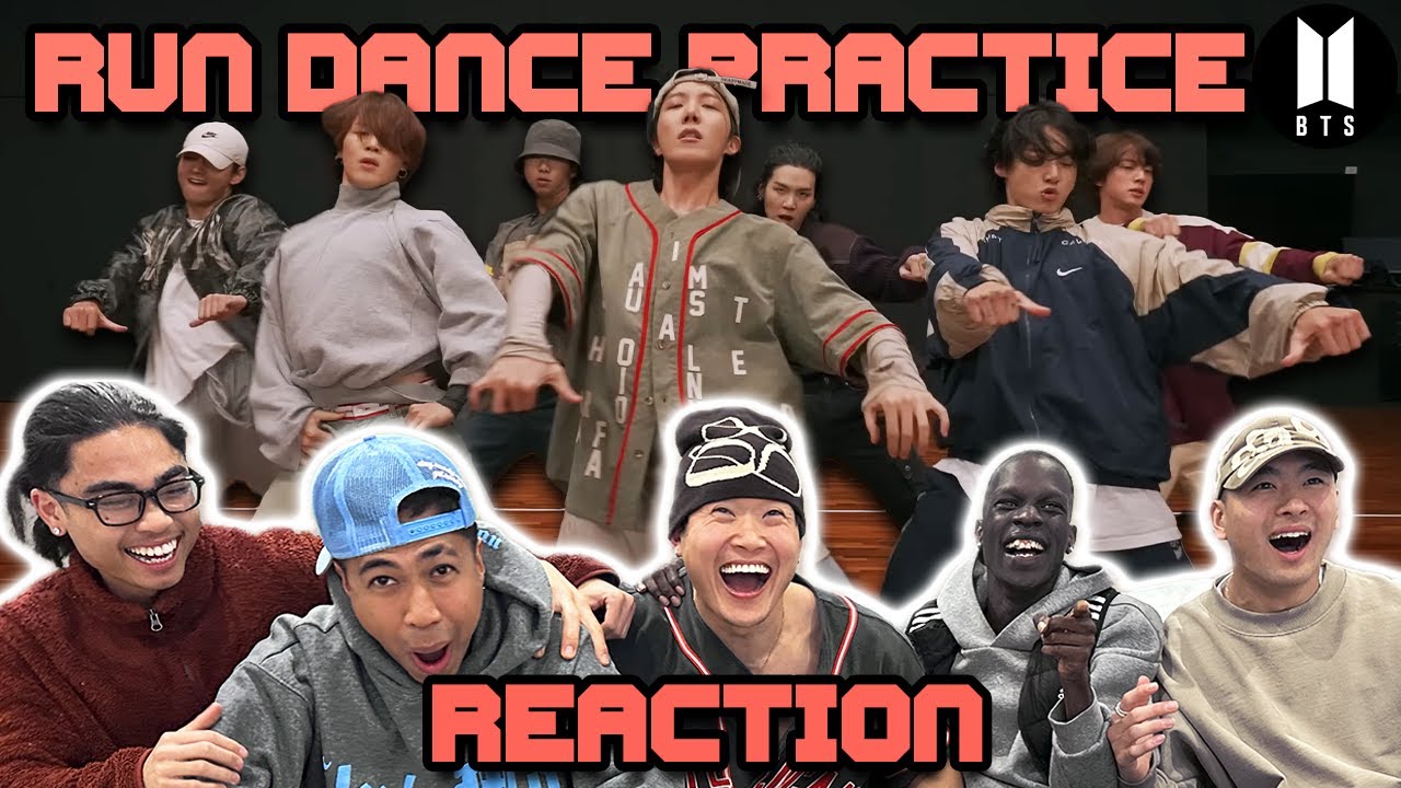 OUR FIRST BTS DANCE PRACTICE!! |  BTS Run Dance Practice