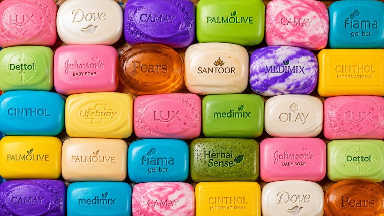 Massive Soap Collection ASMR | Colorful Soap Unboxing | No Talking & Satisfying Sounds.