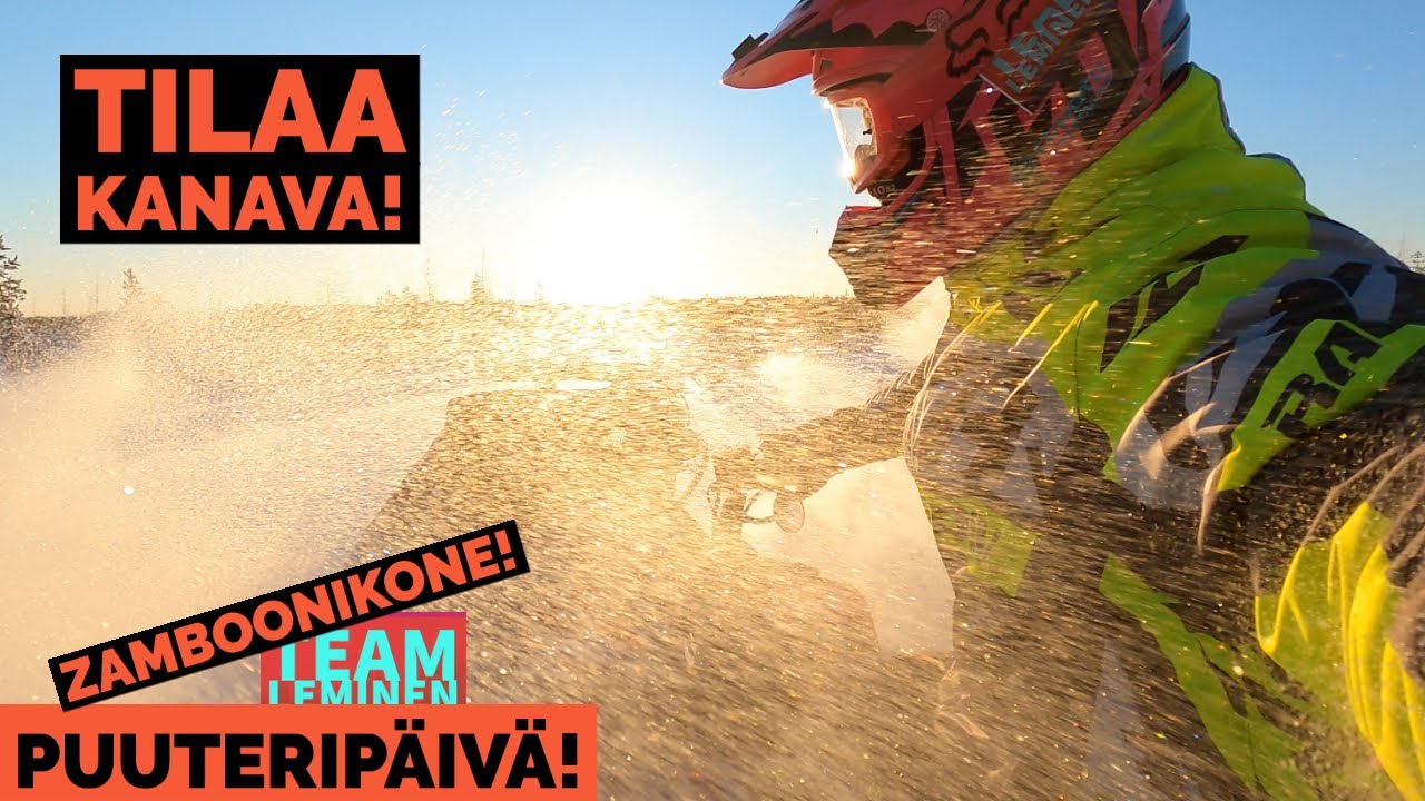 Mönkijällä lumihangessa! - PUUTERIPÄIVÄ!