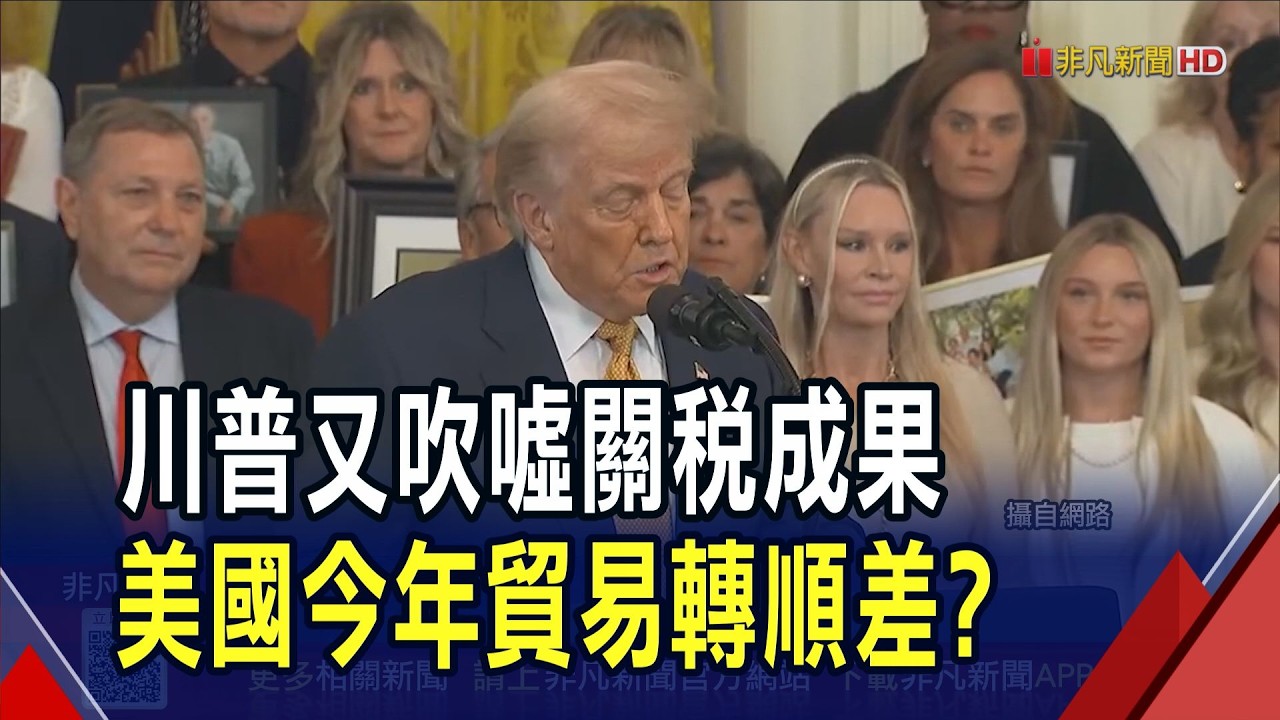 美貿易逆差銳減78% 川普預告