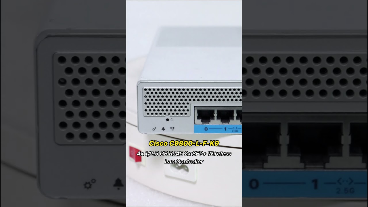 Cisco C9800-L-F-K9 Catalyst 4x 1/2.5 GB RJ45 2x SFP+ Wireless Lan Controller #cisco #controller