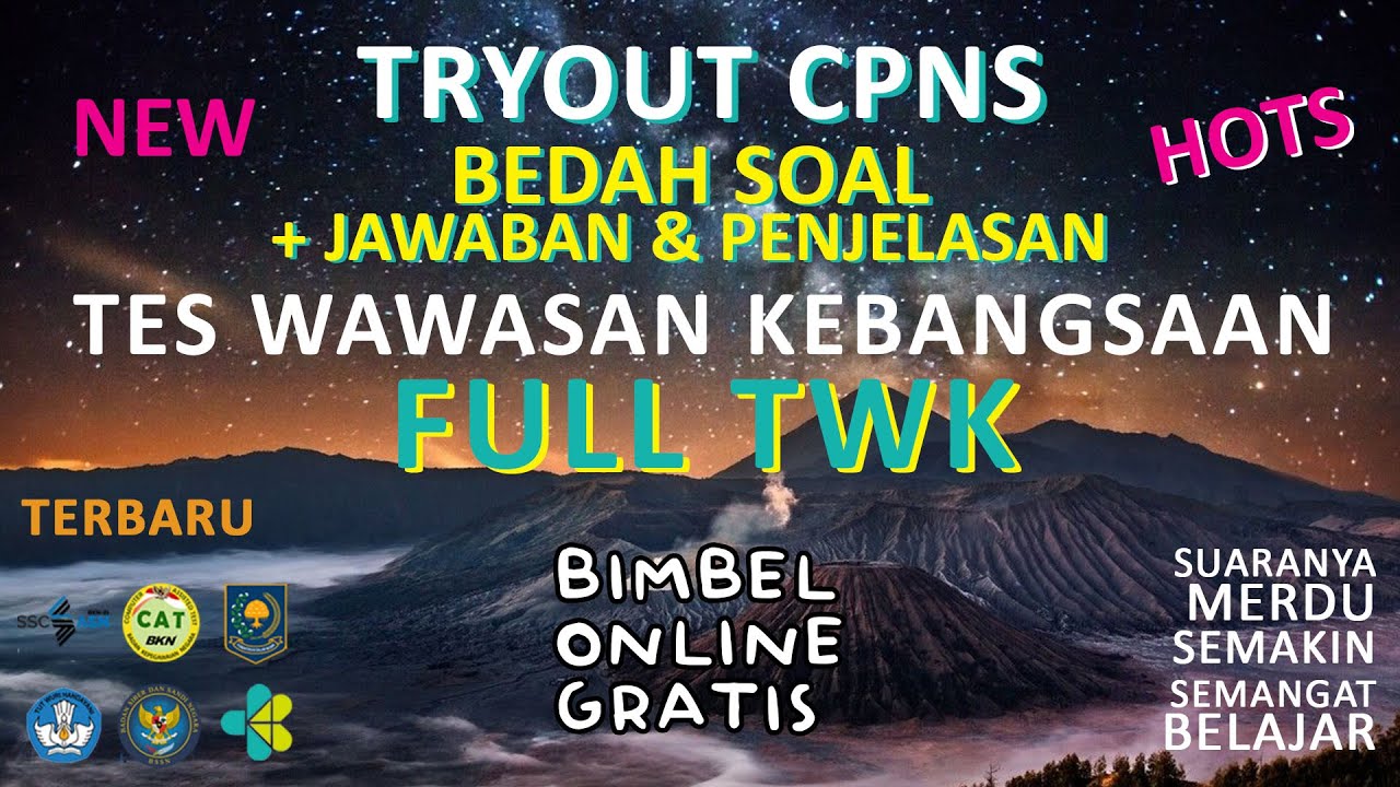 FULL PEMBAHSAN TRY OUT 35 soal  CPNS (HOTS) TES WAWASAN KEBANGSAAN  2019/2020