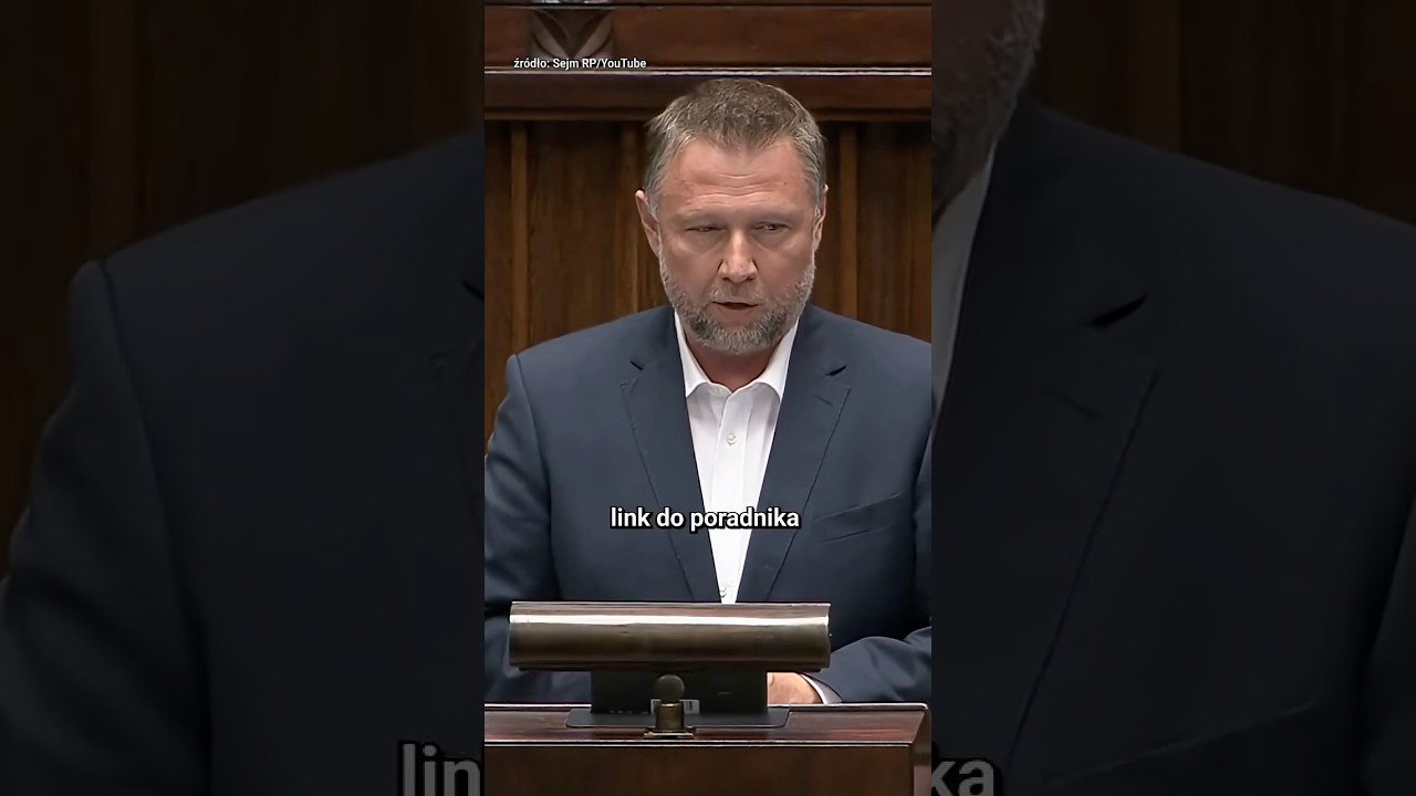 Alert RCB z linkiem, Kierwiński zabrał głos