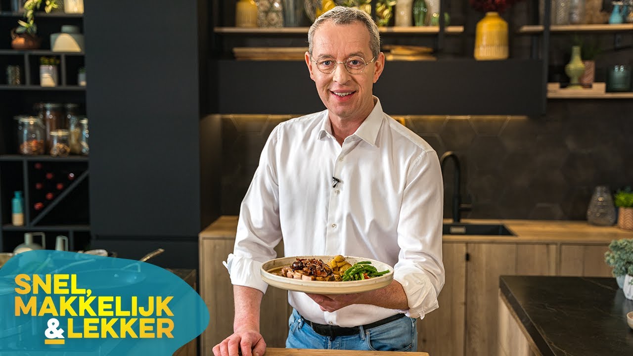 Varkenskotelet in jagersaus met boontjessalade | Snel, Makkelijk & Lekker