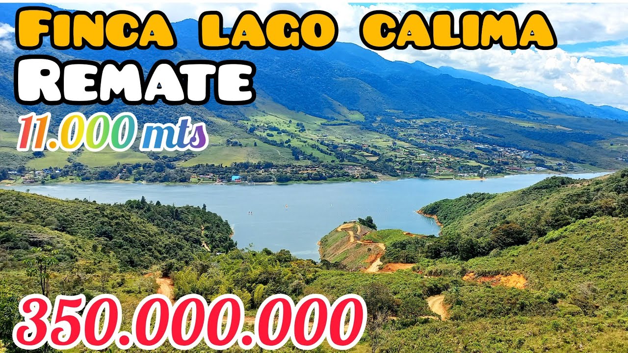 #PEDROPARRA FINCA DE #REMATE 11.000 MTS CERCA LAGO CALIMA CON NACIMIENTO DE AGUA