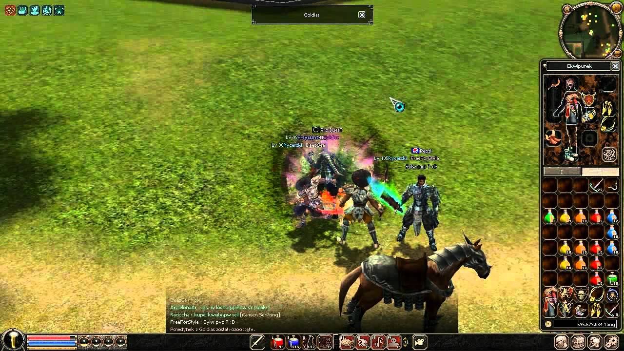 Metin2 - PvP Ninja Dagger 90 lvl vs koxy 110+ (+bonusy)