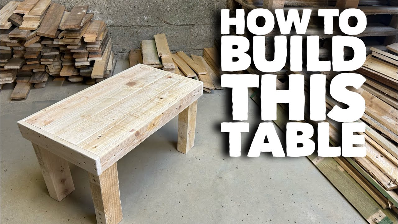 How to build a basic coffee table! #diy #woodwork #youtube 