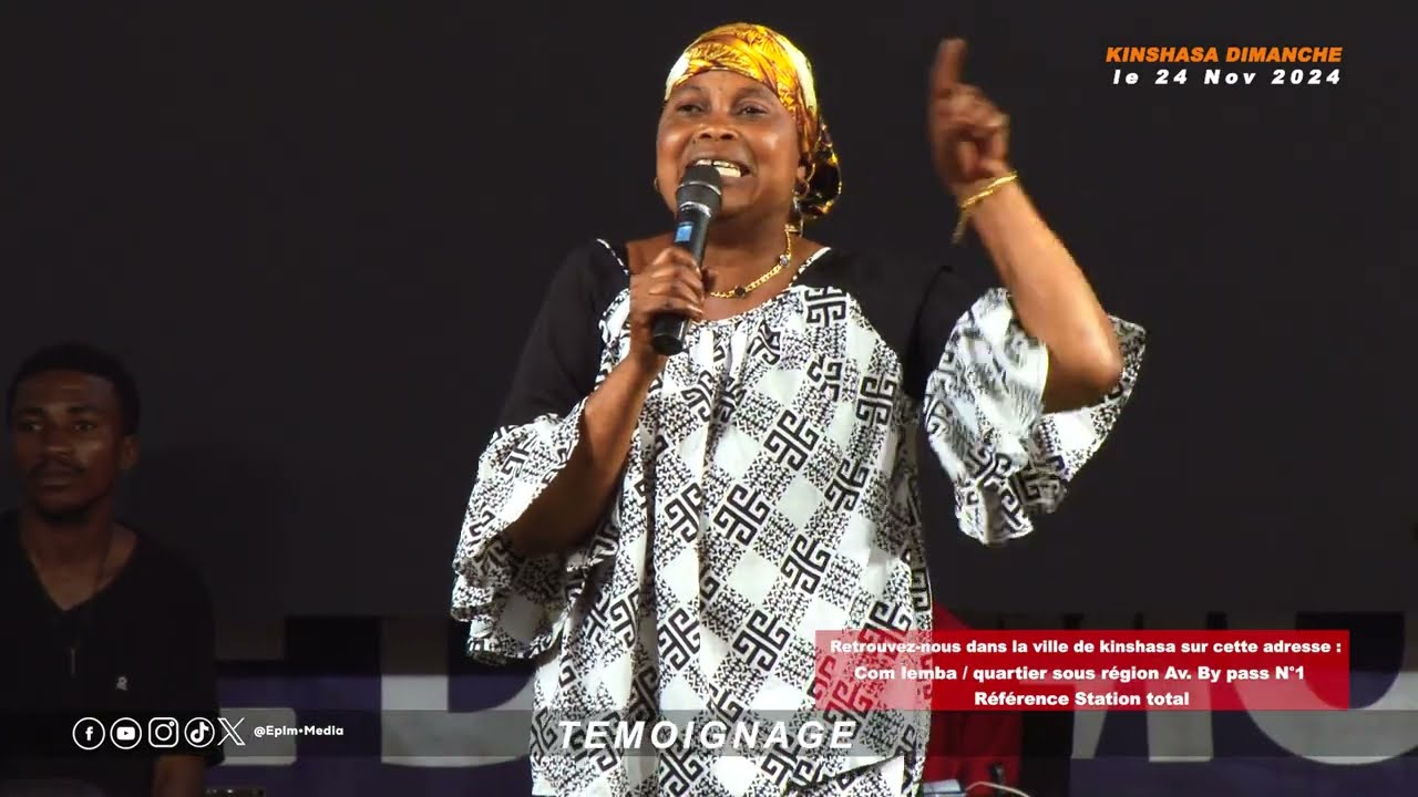 UNE FEMME VENANT DE L'EGLISE KIMBANGISTE TEMOIGNE ÇA DELIVRANCE A L'EGLISE MBOKA YA EKIMELO