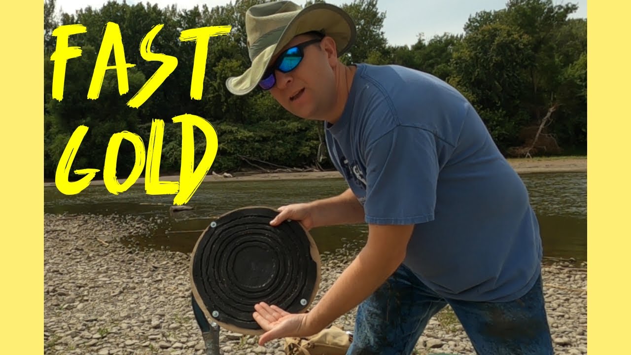 Speed Gold Panning with a Flat Pan