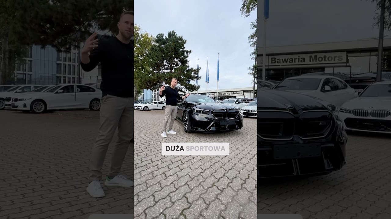 Nowe BMW M5 w kolorze Black Sapphire (2025) - hybrydowa sportowa limuzyna  | 