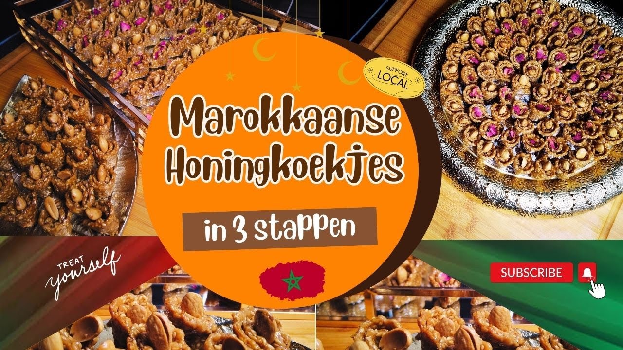 Simpel Marokkaanse Honingkoekjes in 3 korte stappen | Ramadan Series 2024 #5