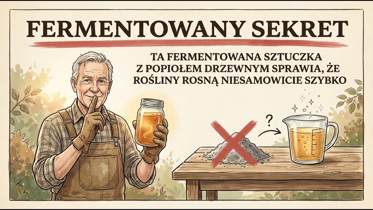 Ten trik z fermentowanym popiołem drzewnym sprawia, że rośliny rosną SZALENIE szybko