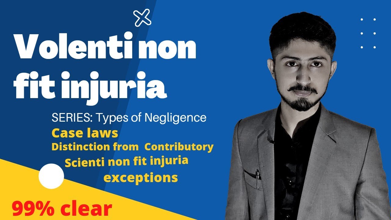 Volenti non fit injuria fully explained in hindi  | law of torts | maxim | Hyder Magsi | just LLB