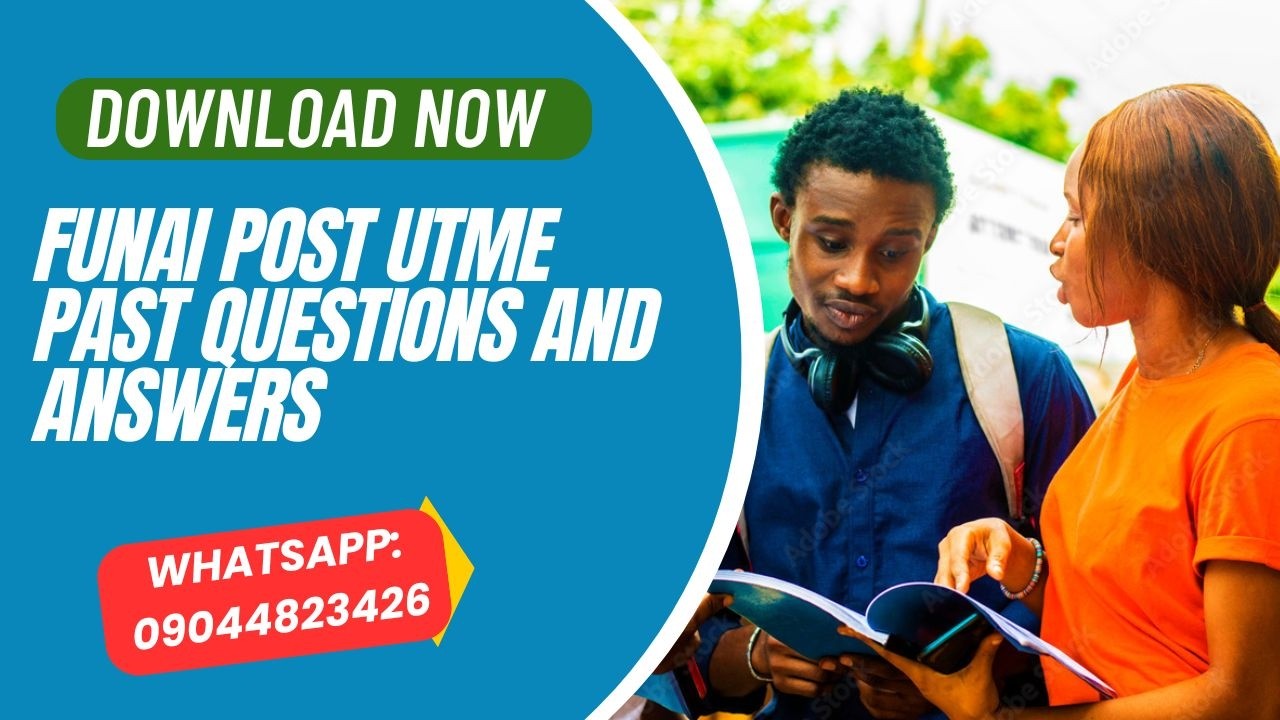 FUNAI Post UTME Past Questions and Answers PDF Download, Ndufu Alike
