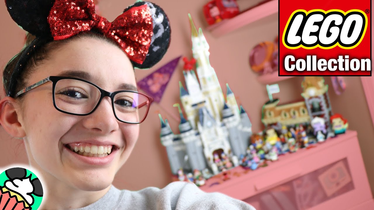My Disney Lego Collection! Cinderella Castle, MiniFigs, Brickheadz, & MORE! // Disney Cupcake