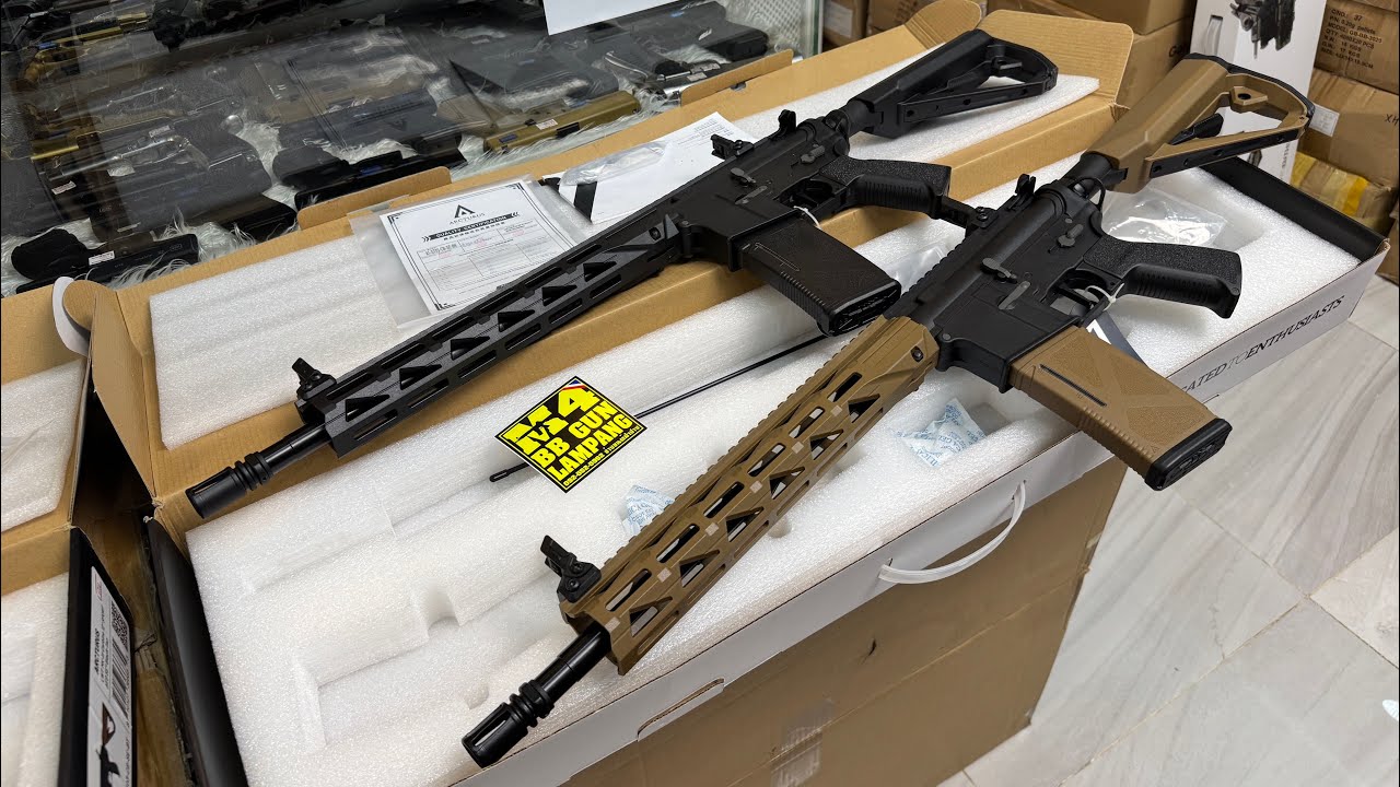  M4 ST03-CB-SE-BKและST03-CB-SE-BTค่าย ARCTURUS🐻TACTICAL 🇨🇳รีวิวทดสอบขนาดนำ้หนักความเร็วกระสุนบีบีกัน