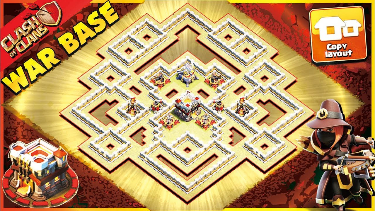NEW STRONGEST! WAR BASE Town Hall 11 (TH11) With CopyLink 2022  | Clash Of Clans #516