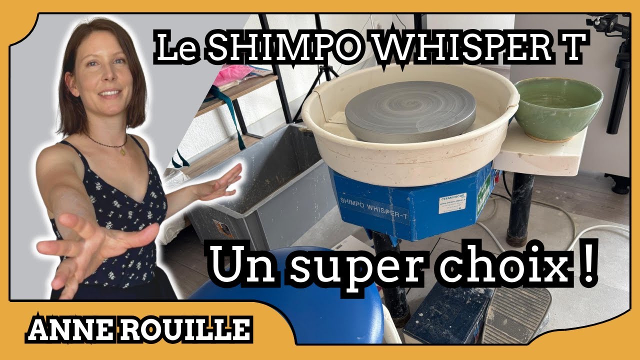 Tour de potier Shimpo Whisper T : choix idéal pour potiers