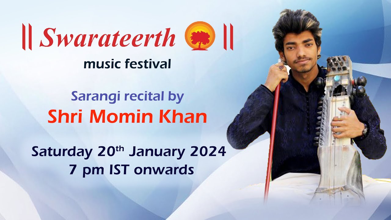 Swarateerth Festival | Sarangi Recital by Shri Momin Khan