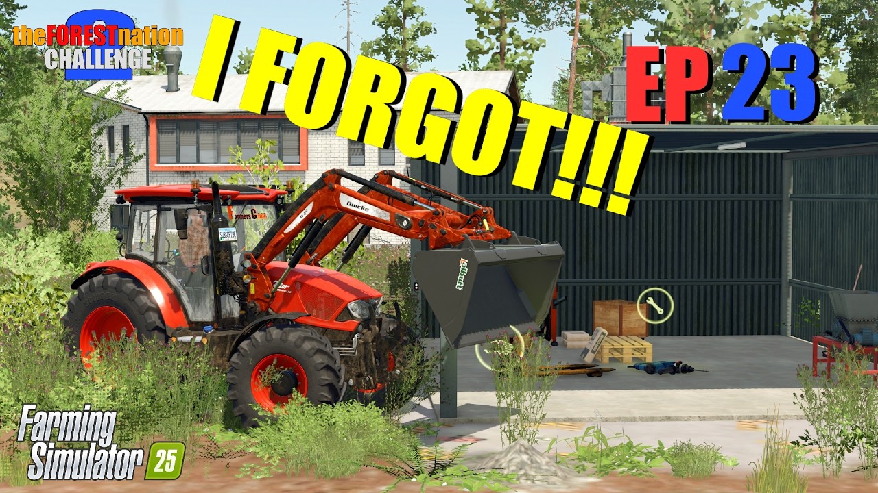 THAT HAPPENED!! | [EP23] FORESTRY CHALLENGE [Farming Simulator 25]