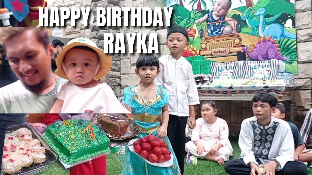 Merayakan Ultah Rayka yg ke 1 di Rumah Akong dan Nenek di Tangerang