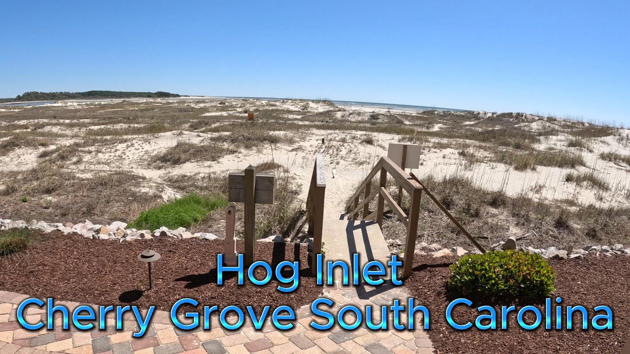 Cherry Grove Hog Inlet POV Run 35 Minute Virtual Running Walking Spin Bike Workout Video