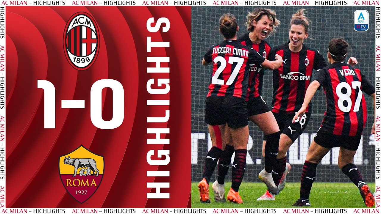 Highlights | AC Milan 1-0 Roma | Matchday 8 Women's Serie A 2020/21