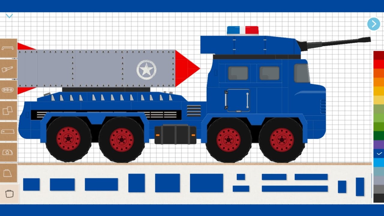 Labo Tank-Military | Rocket Launcher Police Tank Truck