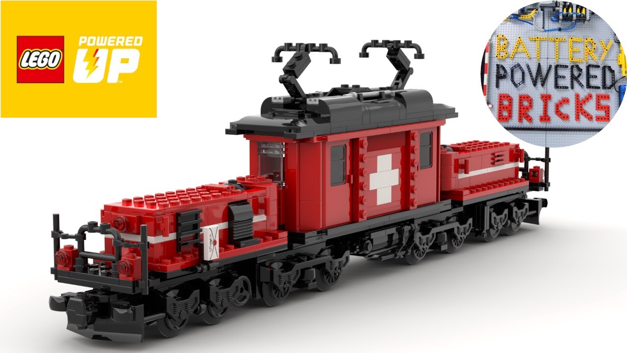 Мод Powered Up для крокодила из набора 10183 Hobby Trains Factory