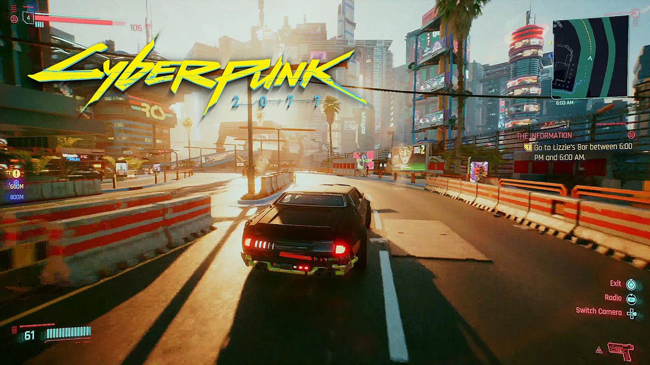 Cyberpunk 2077 Patch 1.04 PS5 Image Quality Improved || Open World Gameplay 4k 60fps