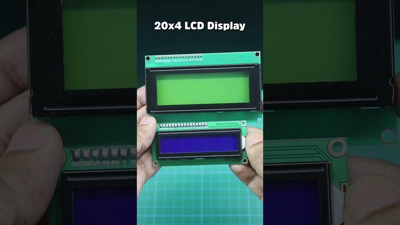 20x4 I2C LCD Display Module | #electronics #arduino